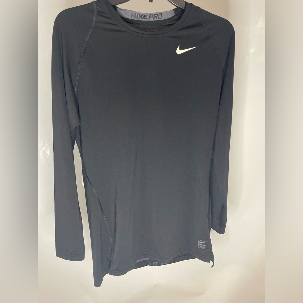 Nike Pro Gray and Black Performance Shirt